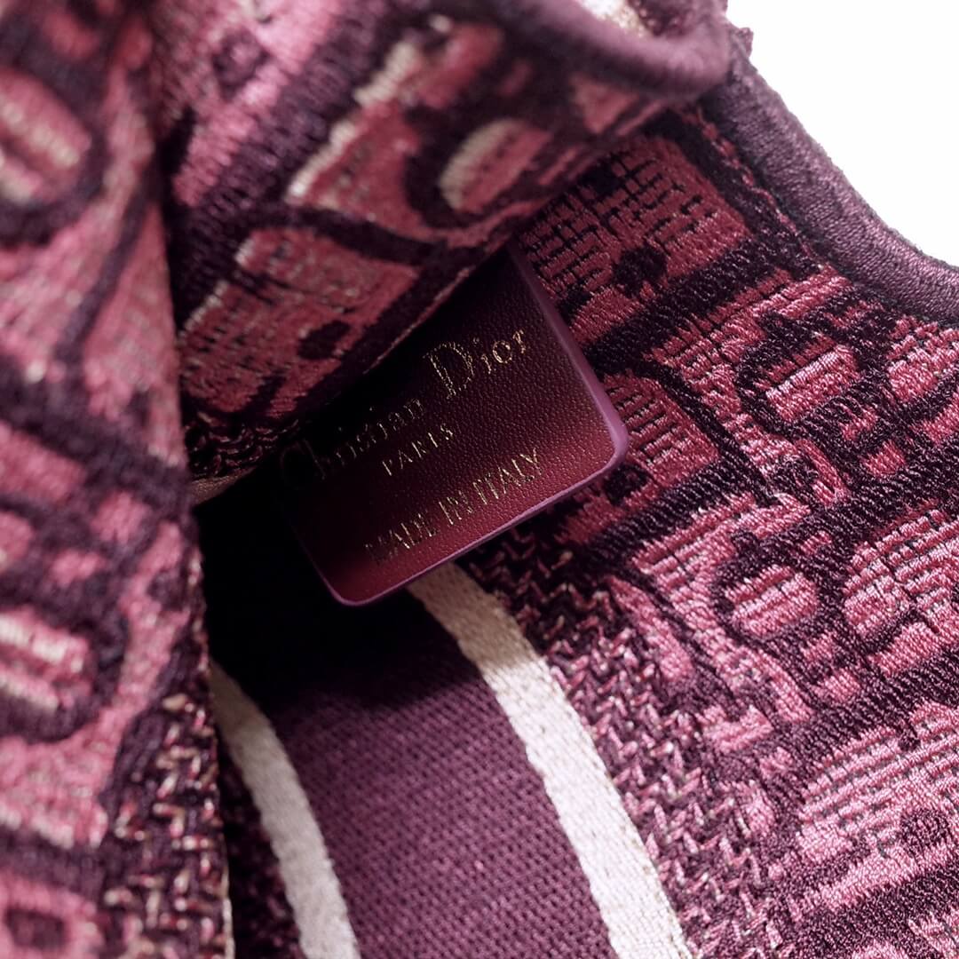 DO1286 Book Tote rose mini 22.5CM Oblique pink purple