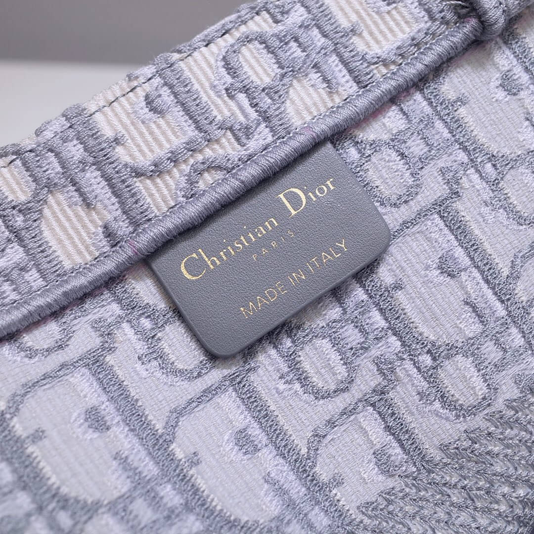 DO Book Tote black BIG Handbag 1286 Embroidery LOGO beige