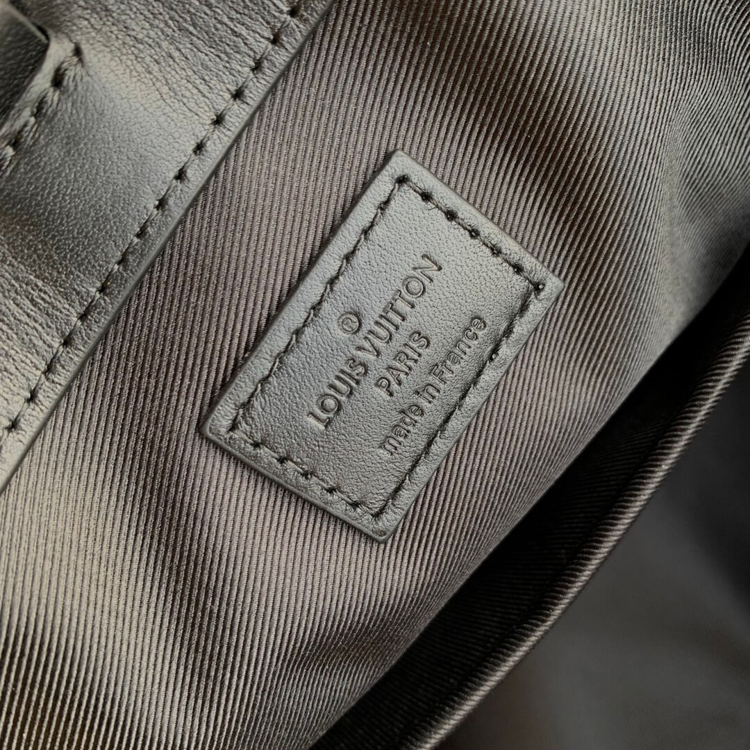 M46451 Sac Plat 24H Sac Plat 44CM Monogram Eclipse coated canvas black