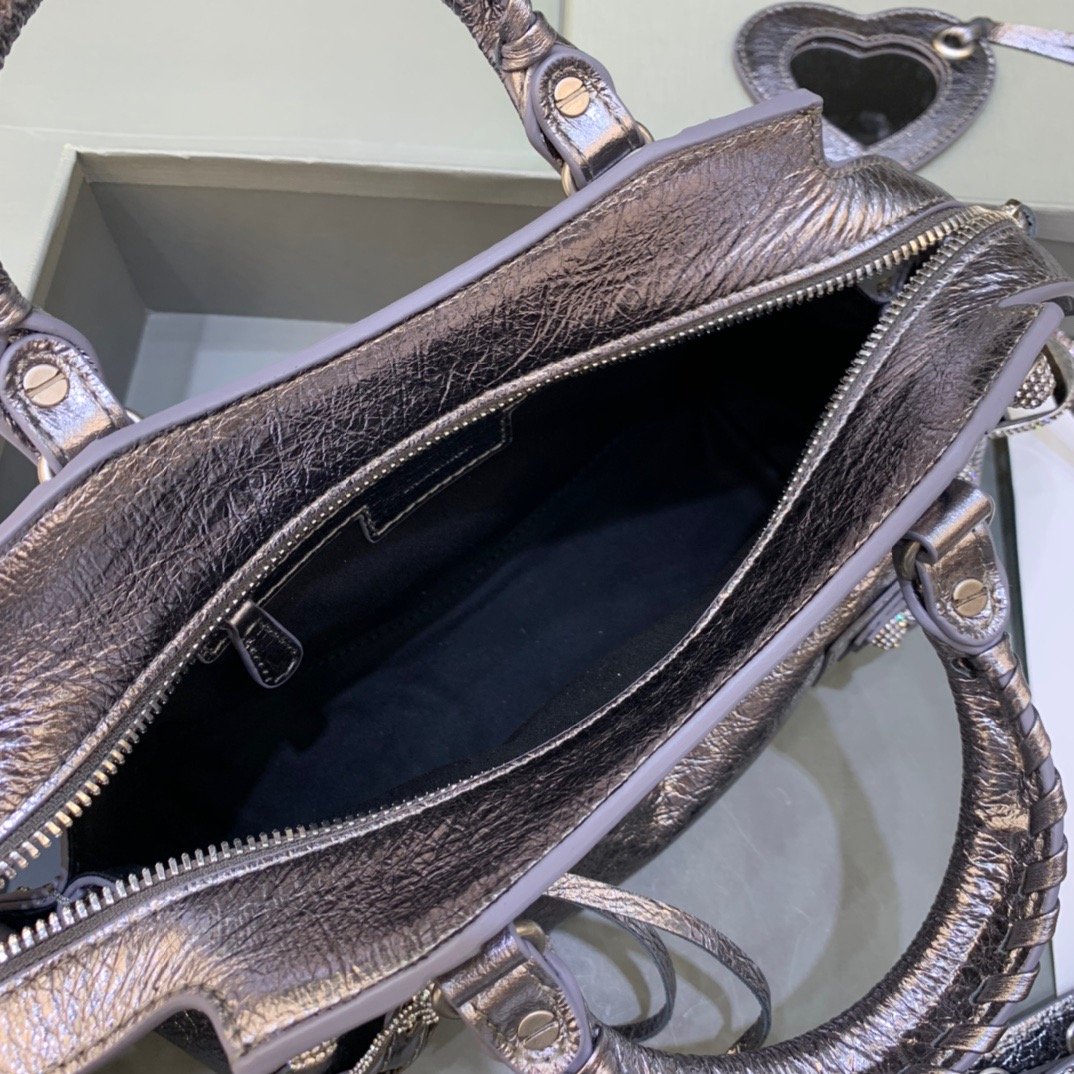 Balen Neo Cagole XS Handbag In Grey, For Women, Bags 10.2in/26cm