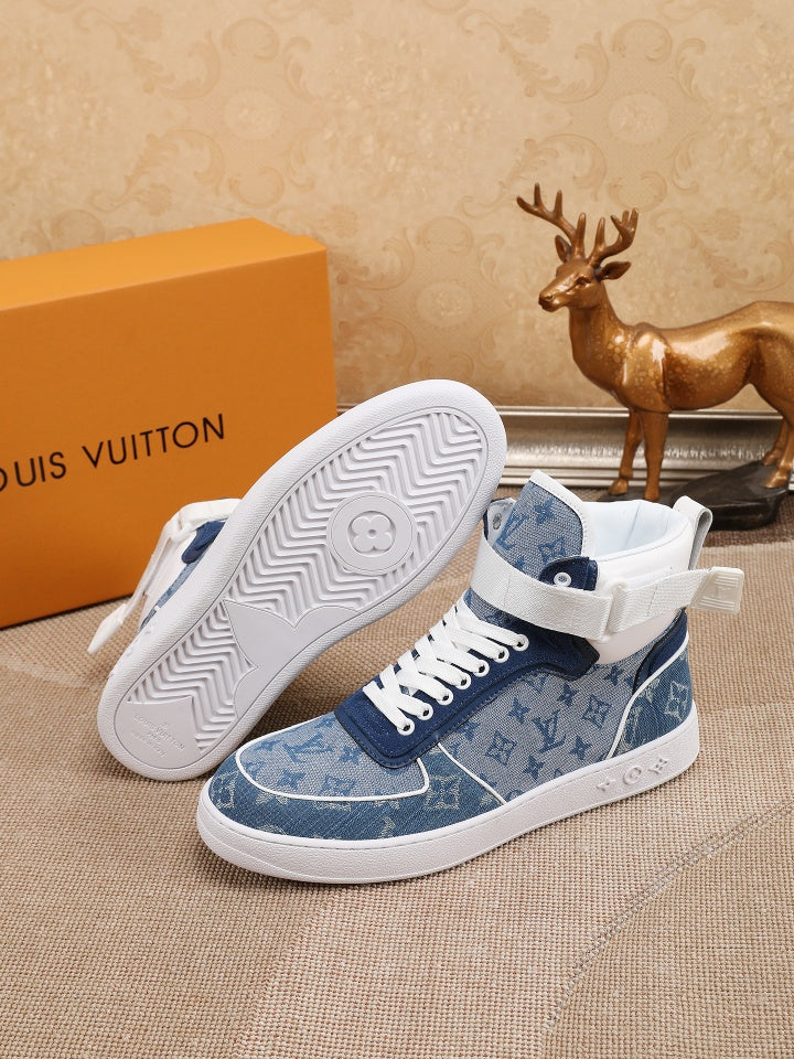 BL - LUV High Top Blue Sneaker