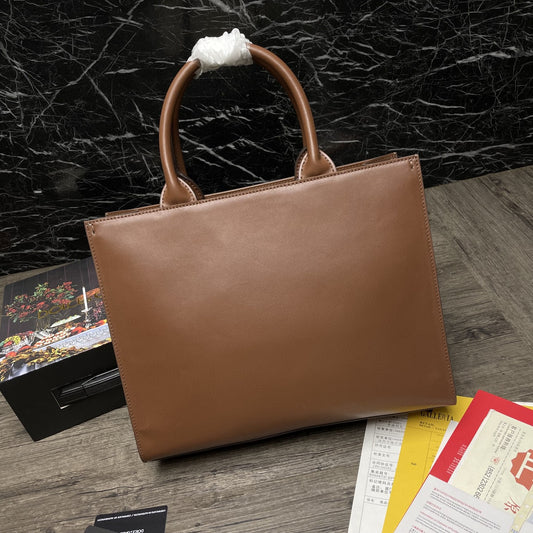 DG Small DG Daily Shopper Brown For Women 14.6in/37cm DG