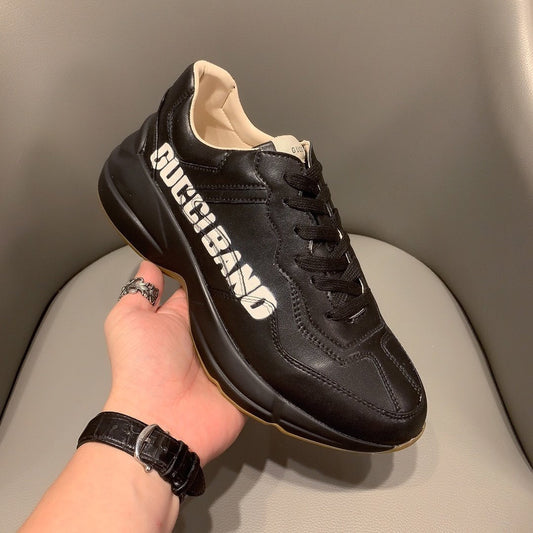 BL-GCI RHYTON VINTAGE TRAINER BAND BLACK SNEAKER 140