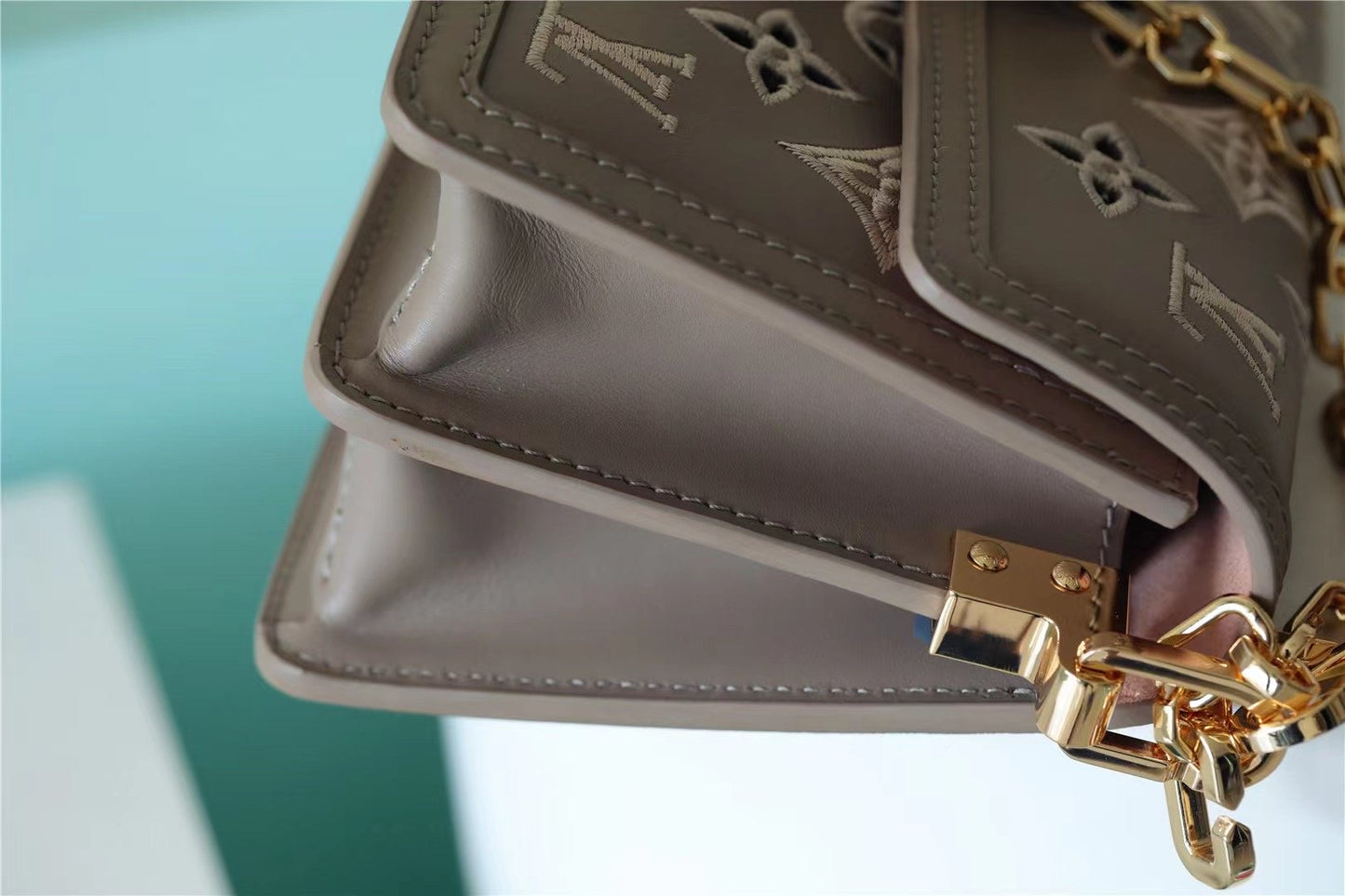 LV Dauphine East West Monogram Khaki For Women, Shoulder and Crossbody Bags 9.6in/24.5cm LVÂ