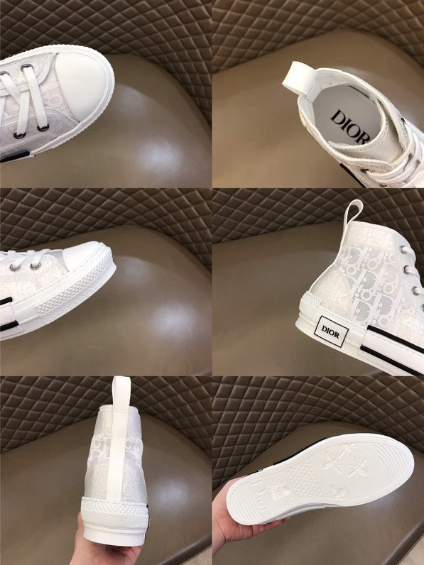 BL - DIR B23 White HIGH-TOP SNEAKER