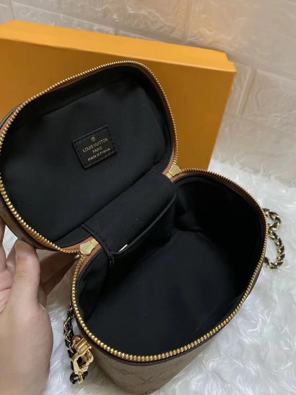 LV Vanity PM Monogram And Monogram Reverse Canvas By Nicolas Ghesquiere For Women, Shoulder And Crossbody Bags 7.5in/19cm LV M42264