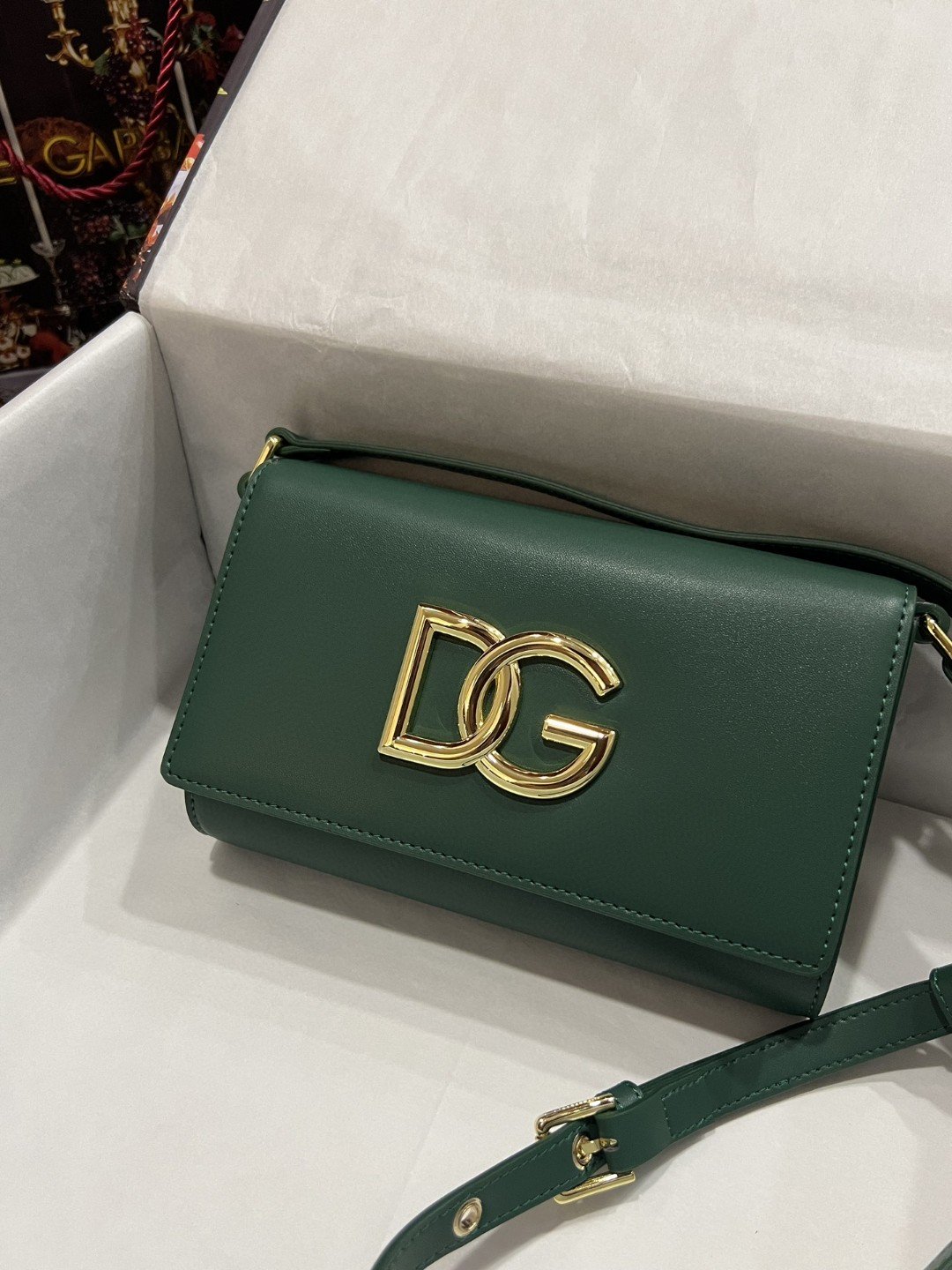 DG 3.5 Clutch Green For Women 8.3in/21cm DG