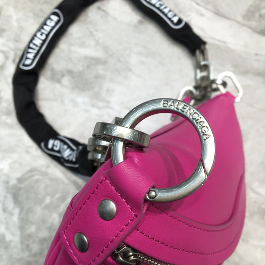 Balen Souvenir XXS Belt Bag In Dark Pink, For Women, Bags 11.8in/30cm