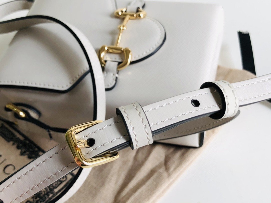 gg Horsebit 1955 Mini Bag For Women White 6.7in/17cm 625615