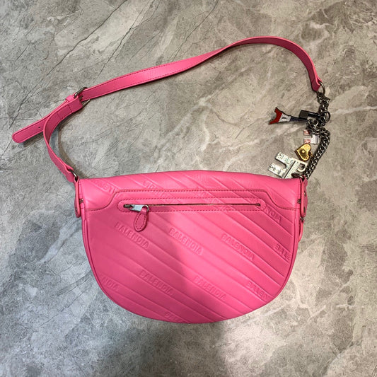 Balen Souvenir XXS Belt Bag In Pink, For Women, Bags 11.8in/30cm