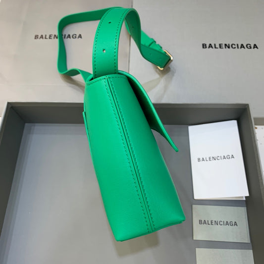 Balen Downtown XS Shoulder Bag In Green, For Women, Bags 10in/25cm