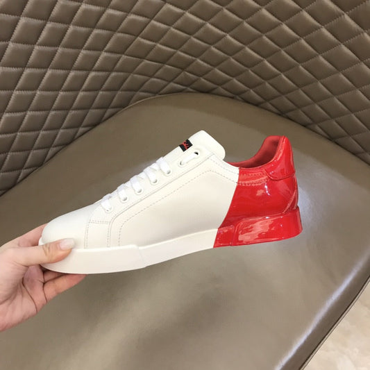 Dolce & Gabbana Portofino Sneakers White/Red For Men DG Shoes
