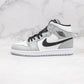 Designer Jordan 1 Mid Light Smoke Grey High Q