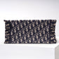 DO1286 Book Tote CHRISTIAN mini 26.5cm Oblique blue-3 Embroidery Handbag