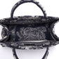 DO1286 Book Tote tiger small MINI navy blue