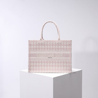 DO1286 Book Tote pink small size 36.5CM 41.5CM