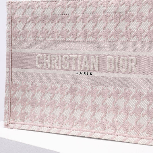 DO1286 Book Tote pink small size 36.5CM 41.5CM
