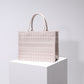 DO1286 Book Tote pink small size 36.5CM 41.5CM