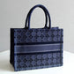 DO1286 Book Tote BIG size 41.5cm 36.5cm Embroidery LOGO red Handbag blue