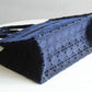DO1286 Book Tote BIG size 41.5cm 36.5cm Embroidery LOGO red Handbag blue