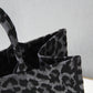 DO1286 Book Tote BIG size 41.5cm 36.5cm Embroidery LOGO red Handbag Mizza-2