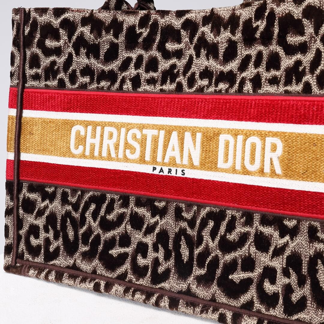 DO1286 Book Tote BIG size 41.5cm 36.5cm Embroidery LOGO red Handbag Beige Mizza