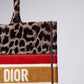 DO1286 Book Tote BIG size 41.5cm 36.5cm Embroidery LOGO red Handbag Beige Mizza
