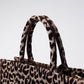 DO1286 Book Tote BIG size 41.5cm 36.5cm Embroidery LOGO red Handbag Beige Mizza