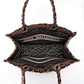 DO1286 Book Tote BIG size 41.5cm 36.5cm Embroidery LOGO red Handbag Beige Mizza