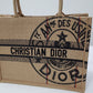 DO1286 Book Tote BIG size 41.5cm 36.5cm Embroidery LOGO red Handbag grey-3