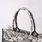 DO1286 Book Tote tote bag grey Embroidery LOGO