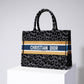 DO1286 Book Tote BIG size 41.5cm 36.5cm Embroidery LOGO red Handbag grey Mizza