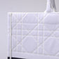 DO1286 Book Tote BIG size 41.5cm 36.5cm Embroidery LOGO red Handbag white