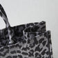 DO1286 Book Tote BIG size 41.5cm 36.5cm Embroidery LOGO red Handbag Mizza-2