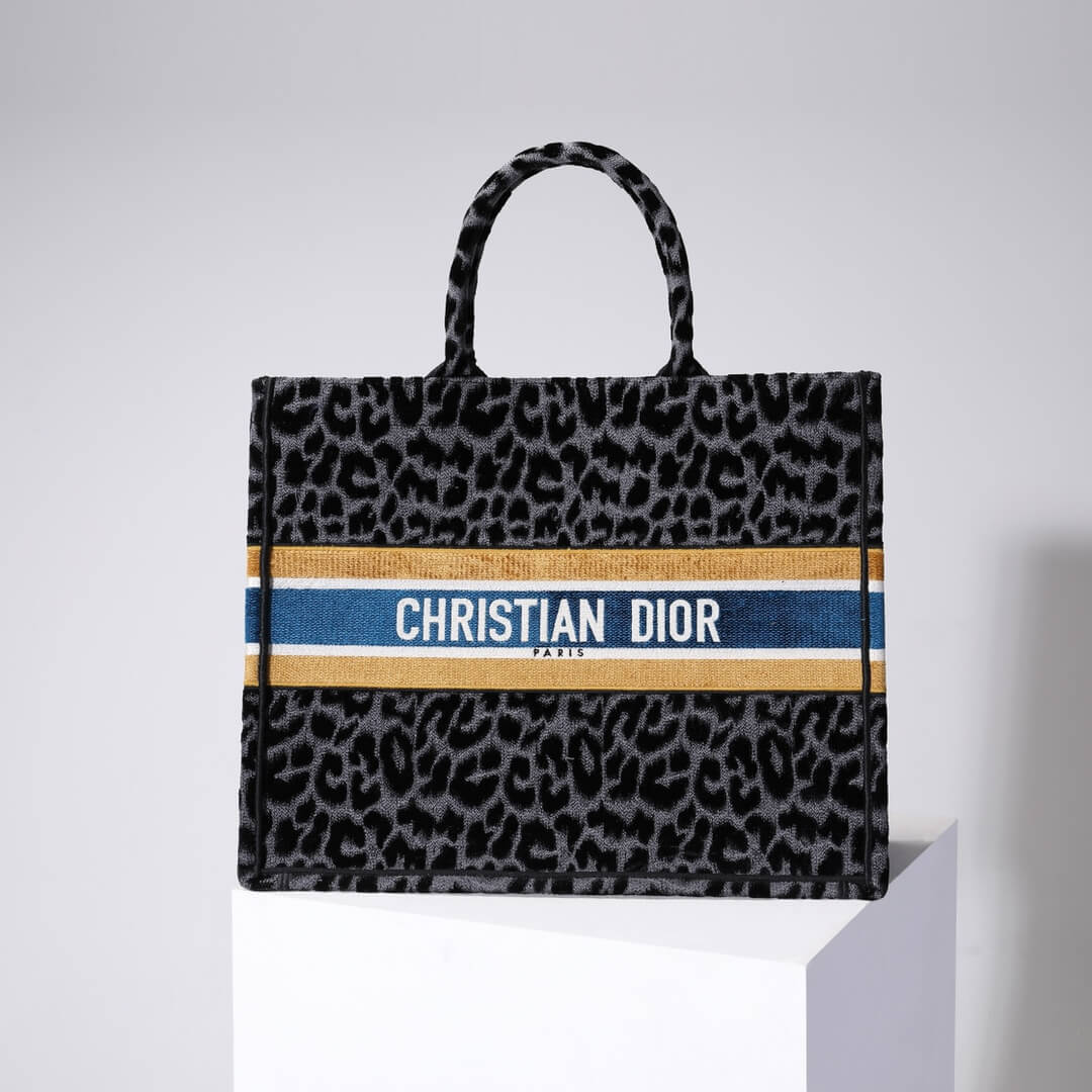 DO1286 Book Tote BIG size 41.5cm 36.5cm Embroidery LOGO red Handbag grey Mizza
