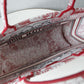 DO1286 Book Tote BIG size 41.5cm Embroidery LOGO red Handbag