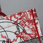 DO1286 Book Tote BIG size 41.5cm Embroidery LOGO red Handbag