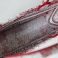 DO1286 Book Tote BIG size 41.5cm Embroidery LOGO red Handbag