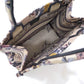DO1286 Book bag Tote Embroidery 36.5cm 41.5cm Handbag brown printing