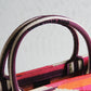 DO1286 Book bag Tote Embroidery 36.5cm 41.5cm Handbag red-3