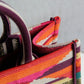 DO1286 Book bag Tote Embroidery 36.5cm 41.5cm Handbag red-3