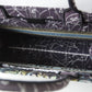 DO1286 Book bag Tote Embroidery blue white 36.5cm 41.5cm Handbag