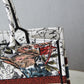 DO1286 Book bag Tote Embroidery red printing 36.5cm 41.5cm Handbag