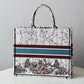DO1286 Book bag Tote Embroidery red printing 36.5cm 41.5cm Handbag