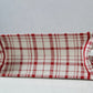 DO1286 Book bag Tote Embroidery red white 36.5cm 41.5cm Handbag