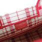 DO1286 Book bag Tote Embroidery red white 36.5cm 41.5cm Handbag
