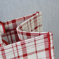 DO1286 Book bag Tote Embroidery red white 36.5cm 41.5cm Handbag