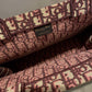 DO1286 Book bag Tote Embroidery 36.5cm 41.5cm Handbag purple red