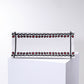 DO1286 Book Tote big size 36.5cm 41.5cm Oblique Embroidery white red
