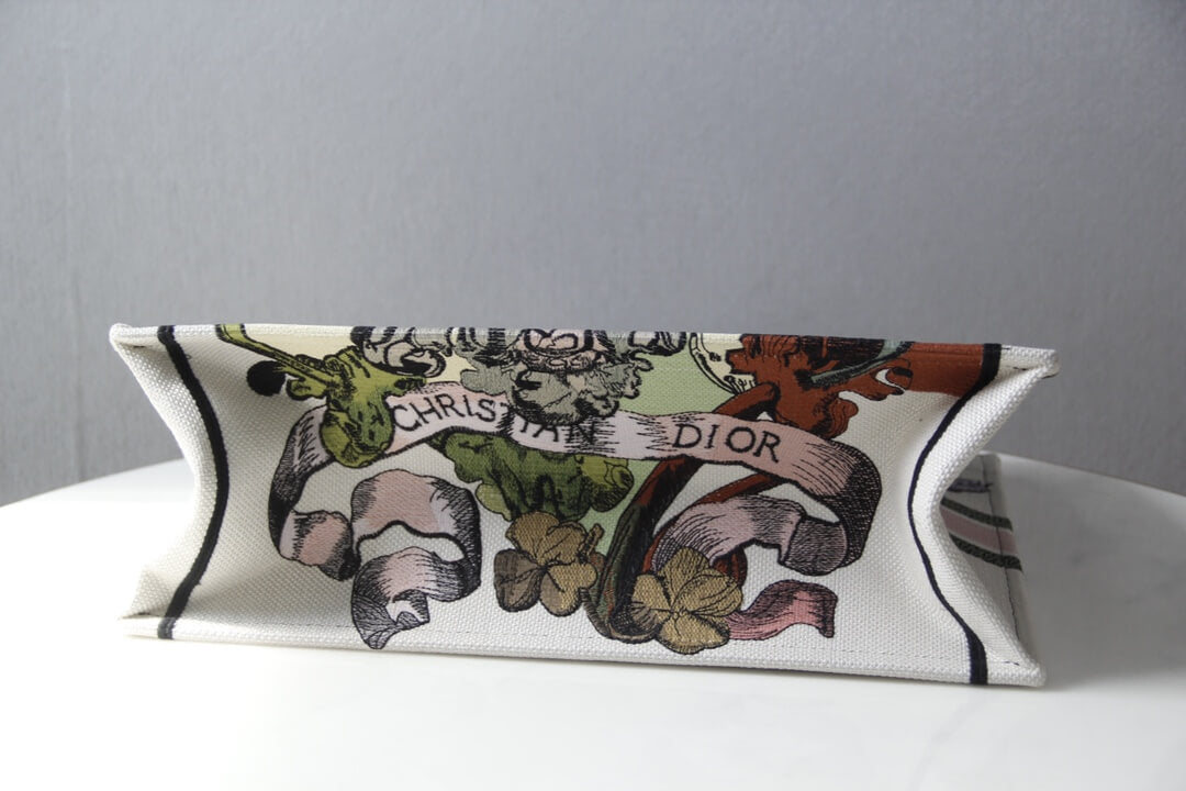 DO1286 Book Tote big size MINI 36.5CM 41.5CM pink grey